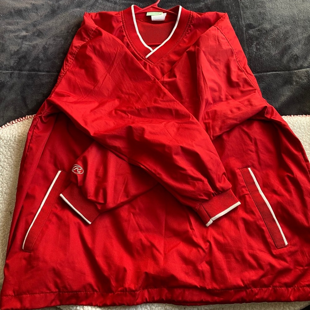 Red Windbreaker